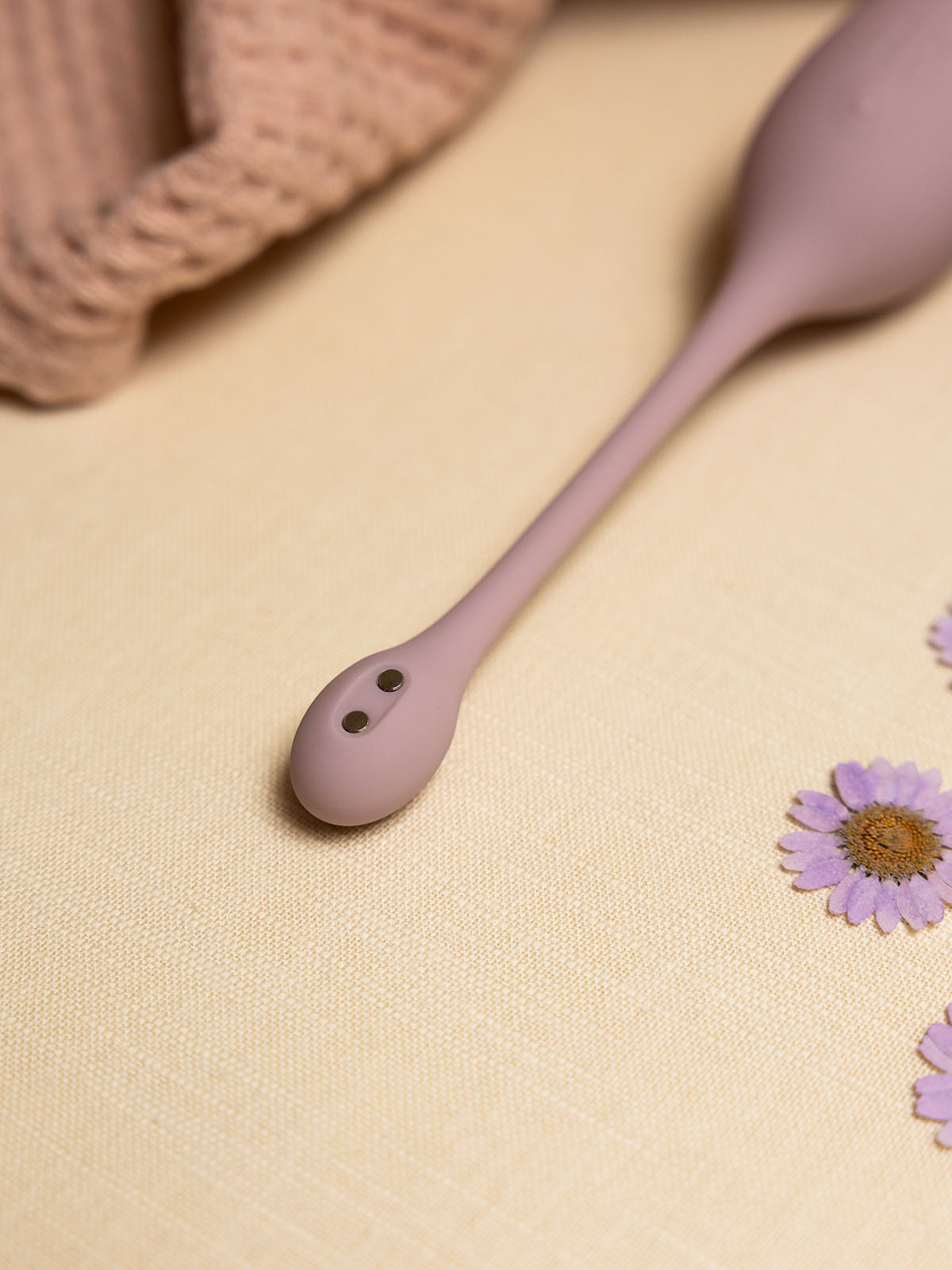 Love egg in pastel purple,silicone, its core made recycled ocean plastic.A vibrating love egg is a sex toy which you glide into your vagina and control remotely, wearable with panties or other clothing, perfect for discreet public play. They work by tantalising the walls of your vagina and g-spot as you scroll through the vibration patterns. Vibrating love eggs are a super versatile sex toy as the strong vibrations can be used to stimulate your clitoris and other erogenous zones.