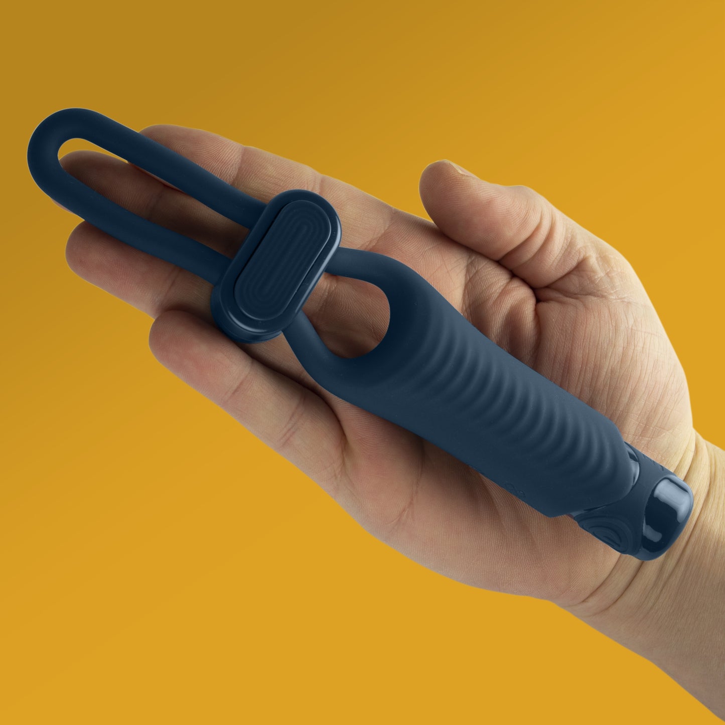 Quest Affinity Duel Adjustable Cock Ring and Vibrator - Accessibility Range